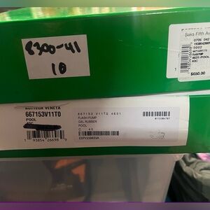 Saks Fifth Avenue Blue Rubber Sole